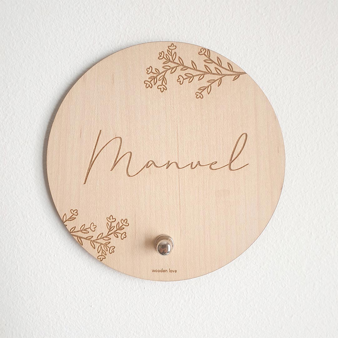 Colgador Madera Grabado Colgador Madera Grabado