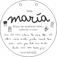 Placa Profesor Modelo 1
