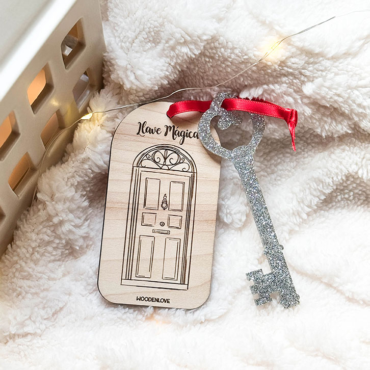 Llave-Mágica Papá Noel1 personalizada -Wooden-Love
