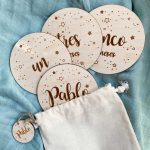 Cumple Mes Estrellas Wooden Love