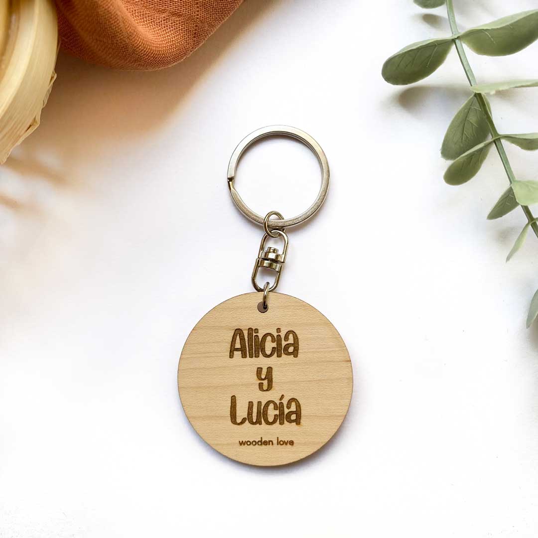 Llavero Mascota Personalizado - Wooden Love