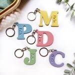 Llavero Inicial - Wooden Love