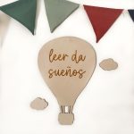 Globo Leer da sueños Wooden Love