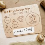 Bandeja Reyes Magos Pizarra Wooden Love
