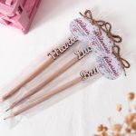 Lápiz personalizado Nombre - Wooden Love